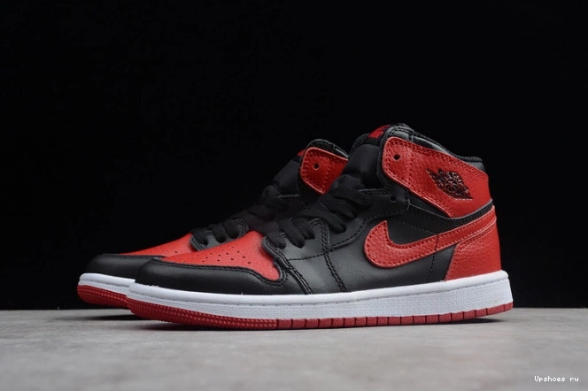 Air 555088  High OG Bred 001 Kids Jordan 1 Banned Black Retro Red 0427